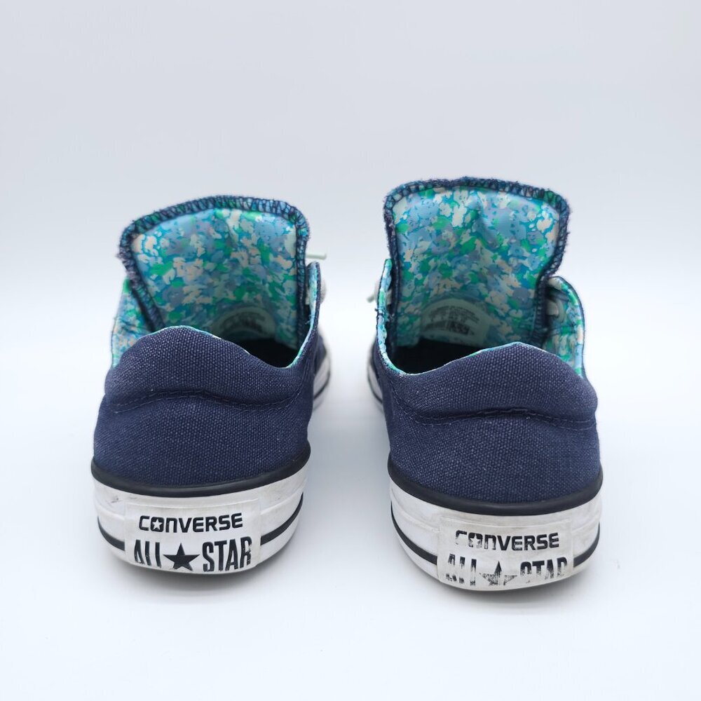 Converse All Star Low Top Sneakers Women US 6 Blue Canvas Lace Up Shoes - Picture 5 of 16